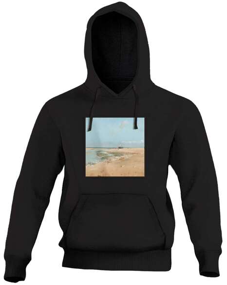 Bluza z naszywką Plaża podczas odpływu (ujście rzeki) Edgar Degas