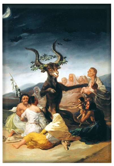 Magnes Sabat czarownic Francisco Goya