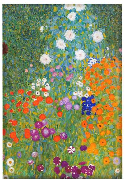 Magnes Flower garden Gustav Klimt