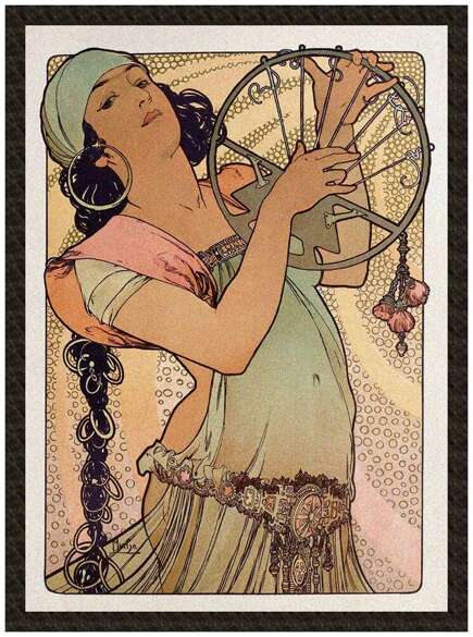 Naszywka Salome Alfons Mucha