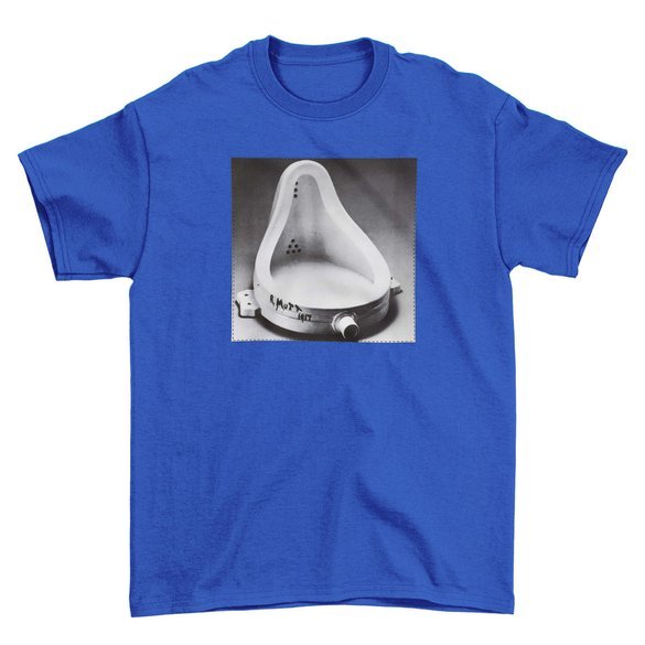 Koszulka z naszywką Fontann Marcel Duchamp