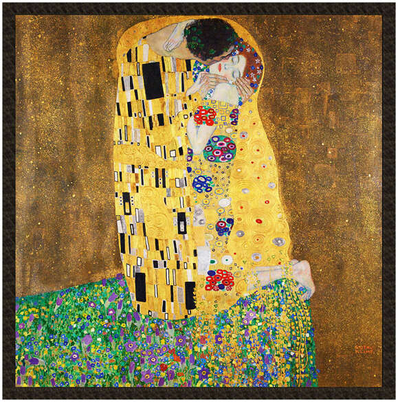 Naszywka Pocałunek Gustav Klimt