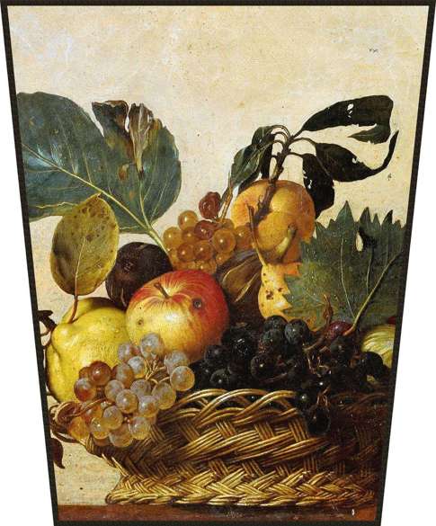 Ekran Kosz z owocami Caravaggio