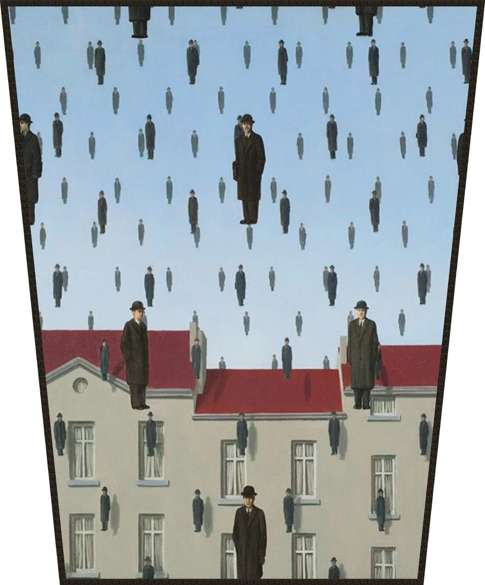 Ekran Spadanie René Magritte