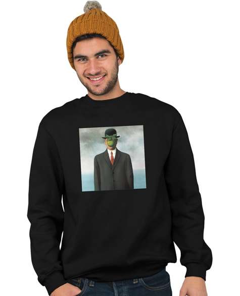 Bluza z naszywką Syn człowieczy René Magritte