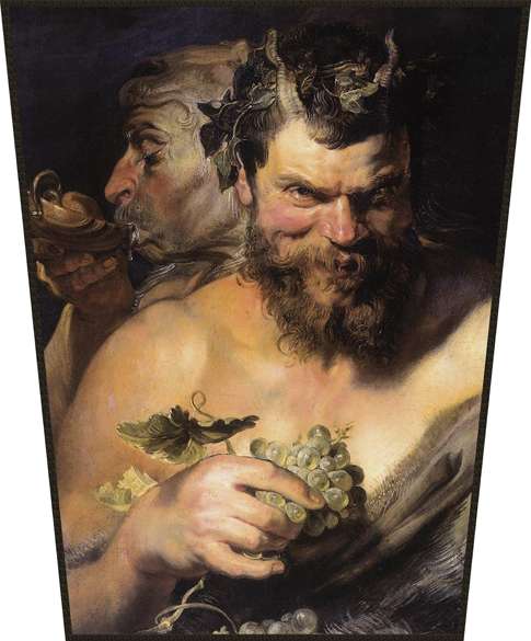 Ekran Dwóch satyrów Peter Paul Rubens