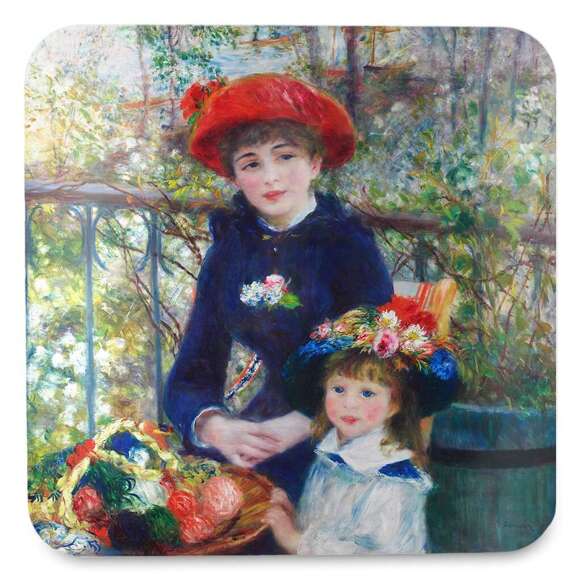 Podkładka pod kubek Dwie siostry (na tarasie) Pierre-Auguste Renoir