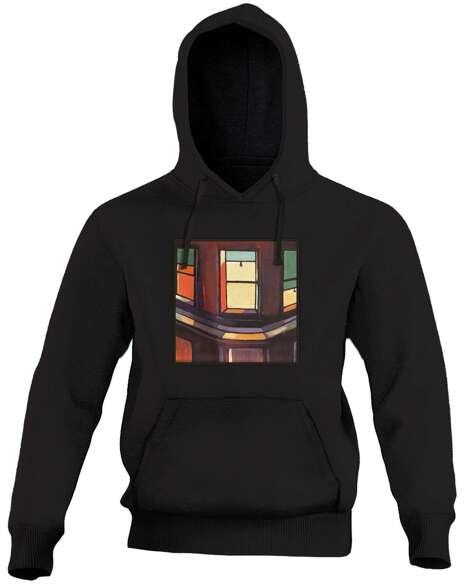 Bluza z naszywką Okna nocne Edward Hopper