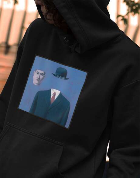 Bluza z naszywką Pielgrzym René Magritte