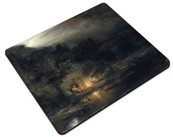 Podkładka Krajobraz z odpoczynkiem podczas Ucieczki do Egiptu Rembrandt 36x29cm