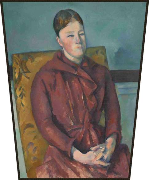 Ekran Madame Cezanne w żółtym fotelu Paul Cezanne