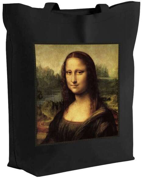 Torba z naszywką Mona Lisa Leonardo da Vinci