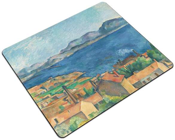 Podkładka Zatoka Marsylii widziana z L​ ​Estaque​ 1885​ Paul Cezanne 24x19cm