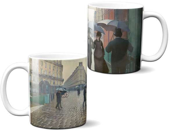 Kubek Paryż. Deszczowy dzień Gustave Caillebotte