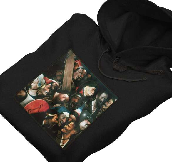 Bluza z naszywką Chrystus dźwigający krzyż Hieronim Bosch