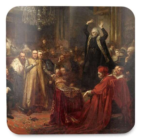 Podkładka pod kubek Kazanie Skargi Jan Matejko