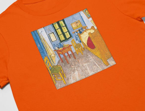 Koszulka z naszywką Bedroom Vincent van Gogh