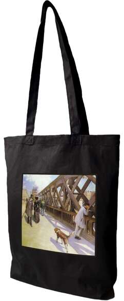 Torba z naszywką Most Europy Gustave Caillebotte