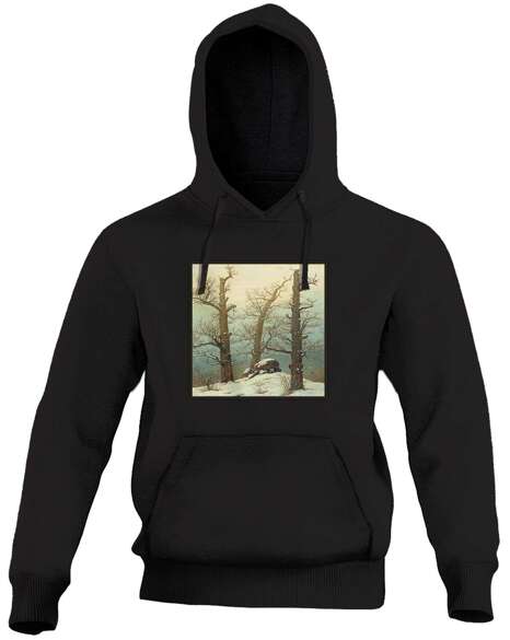 Bluza z naszywką Dolmen w śniegu Caspar David Friedrich