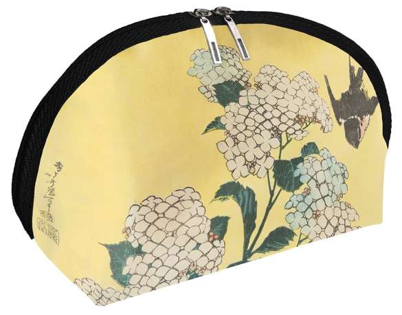 Kosmetyczka Hortensja i Jaskółka Katsushika Hokusai
