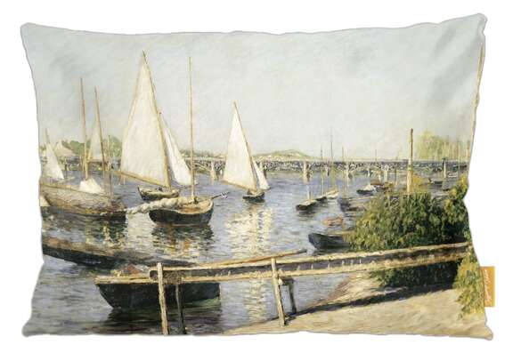 Poduszka Żaglówki w Argenteuil Gustave Caillebotte