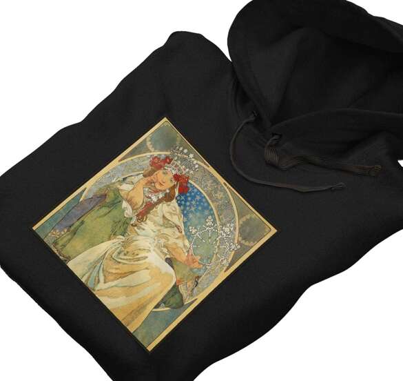 Bluza z naszywką Princess Hyacinth Alfons Mucha