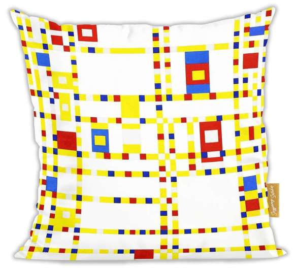 Poduszka Broadway Boogie Woogie Piet Mondrian