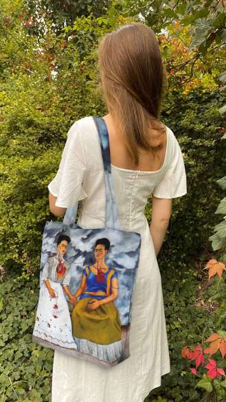 Torba na ramię shopper Dwie Fridy Frida Kahlo