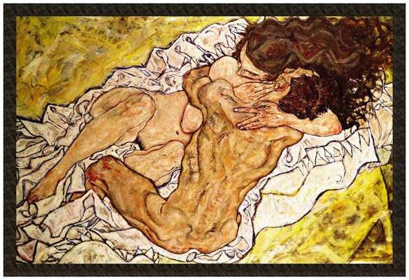 Naszywka The Embrace (1917) Egon Schiele