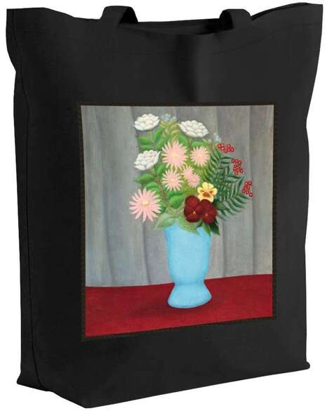 Torba z naszywką Still life of flowers in a blue vase Henri Rousseau