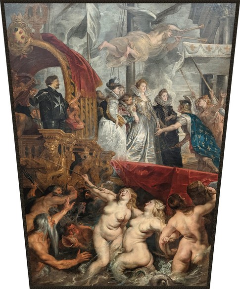 Ekran Przybycie Marii Medycejskiej do Marsylii Peter Paul Rubens