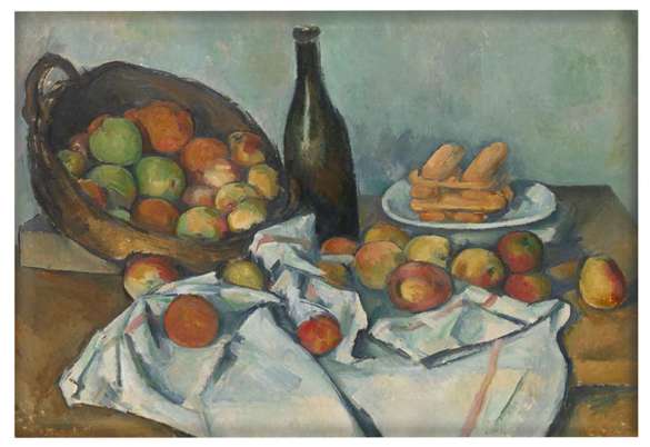 Magnes Kosz jabłek Paul Cezanne