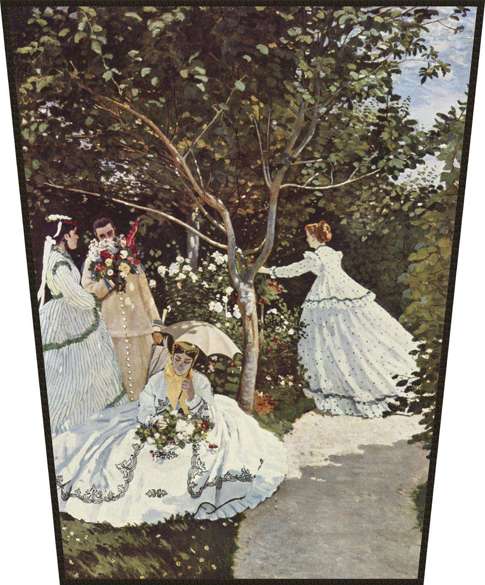 Ekran Kobiety w ogrodzie Claude Monet