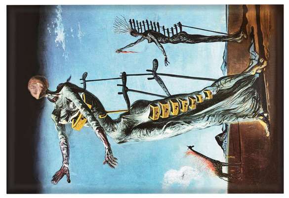 Magnes Płonąca żyrafa Salvador Dali