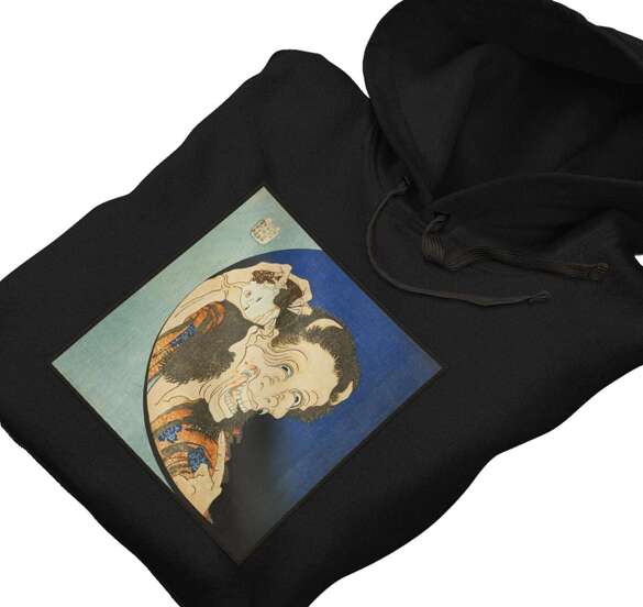 Bluza z naszywką Śmiejący się Demon Katsushika Hokusai