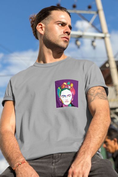 Koszulka z kieszonką FRIDA KAHLO 2