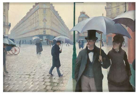 Magnes Paryż. Deszczowy dzień Gustave Caillebotte