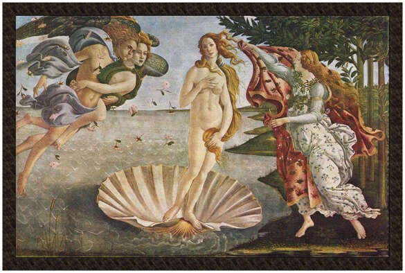 Naszywka Narodziny Wenus Sandro Botticelli