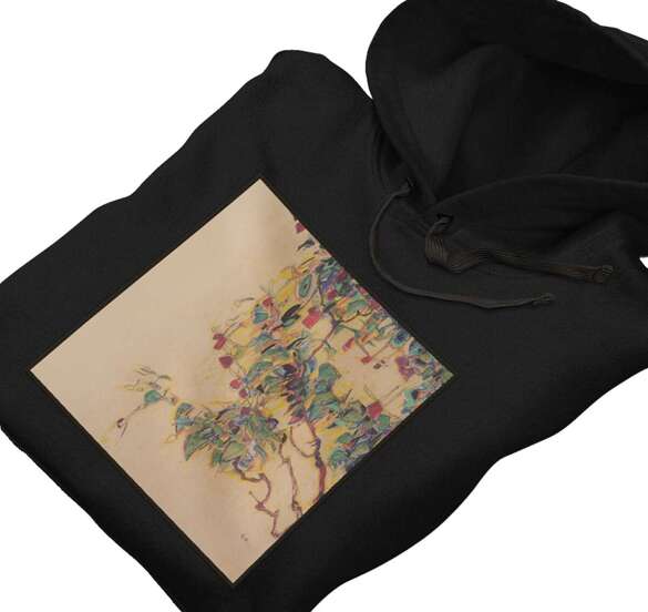 Bluza z naszywką Fuchsia Branches (Sun Tree) Egon Schiele