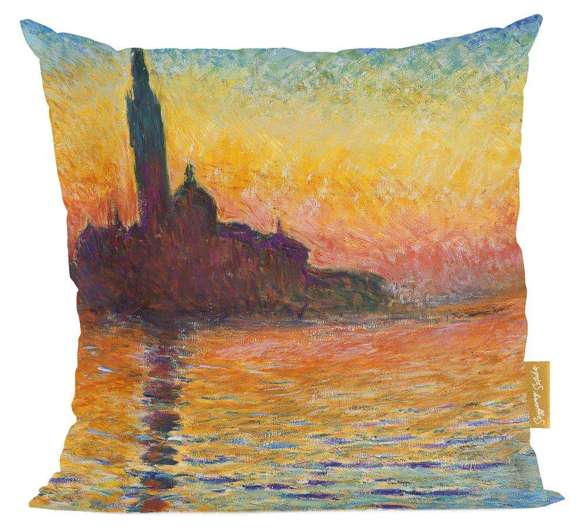 Poduszka San Giorgio maggiore at dusk Claude Monet
