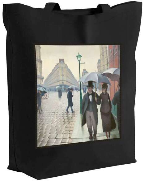 Torba z naszywką Paryż. Deszczowy dzień Gustave Caillebotte
