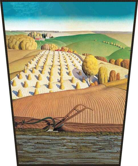 Ekran Fall Plowing Grant Wood