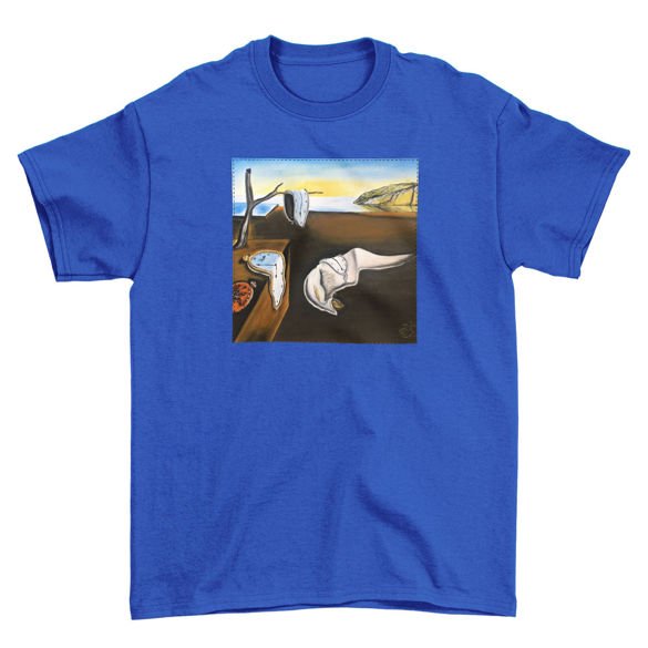 Koszulka z naszywką Trwałość pamięci Salvador Dali 