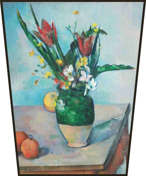 Ekran Wazon tulipanów Paul Cezanne