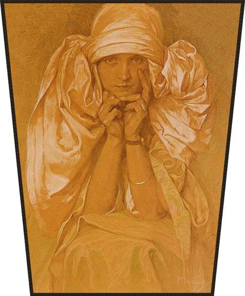 Ekran Portret córki Artysty – Jarosławy Alfons Mucha