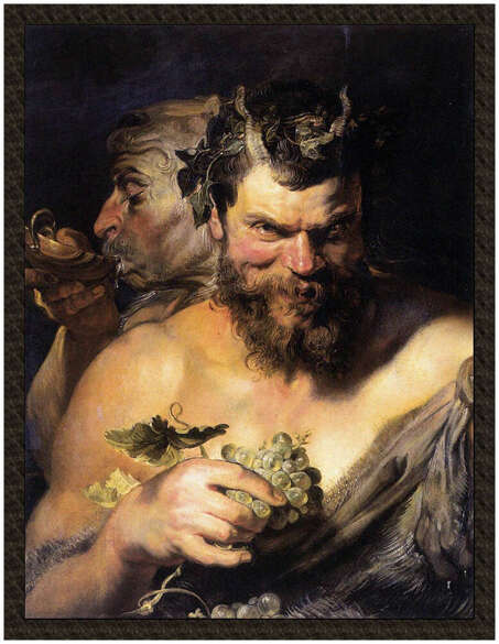 Naszywka Dwóch satyrów Peter Paul Rubens