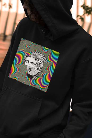 Bluza z naszywką Psychodelic Dawid