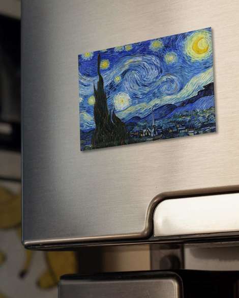 Magnes Gwiaździsta Noc Vincent Van Gogh