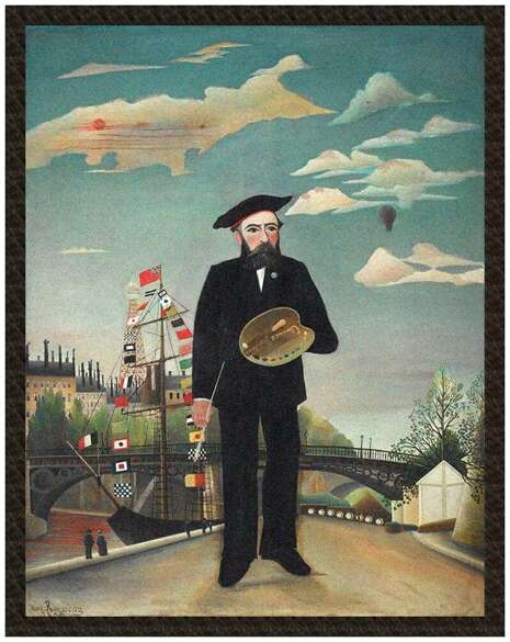 Naszywka Autoportret Henri Rousseau