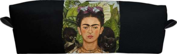 Piórnik Autoportret z cierniowym naszyjnikiem i kolibrem Frida Kahlo